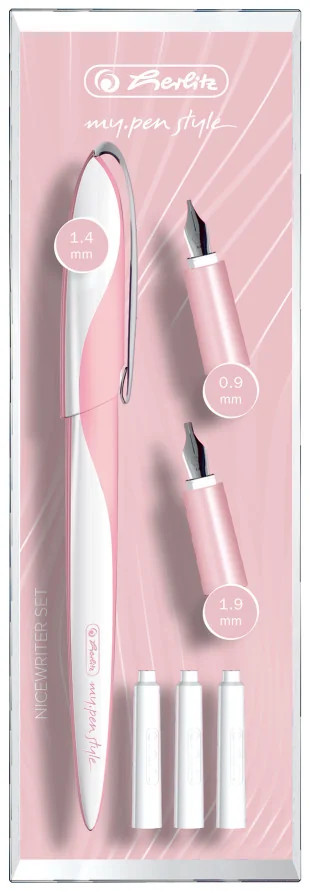 herlitz Kit de calligraphie my.pen Nicewriter Light Blue - OEM 300003345