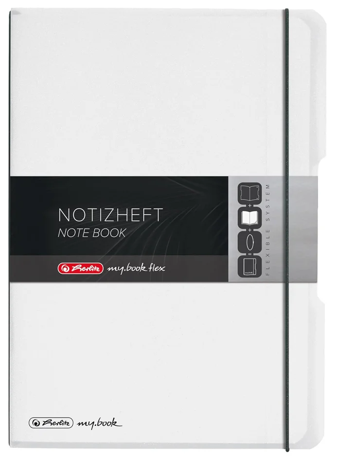 herlitz Carnet de notes my.book flex, A4, couverture PP - OEM 300003352