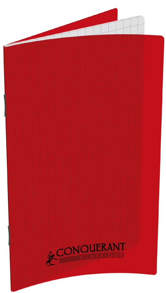 CONQUERANT CLASSIQUE Carnet piqûre 90 x 140 mm, quadrillé - OEM 400013591
