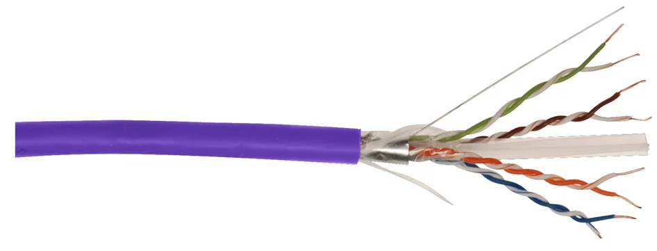 DIGITUS Câble d'installation cat.6, F/UTP, LSOH, 100 m - OEM DK-1623-VH-1