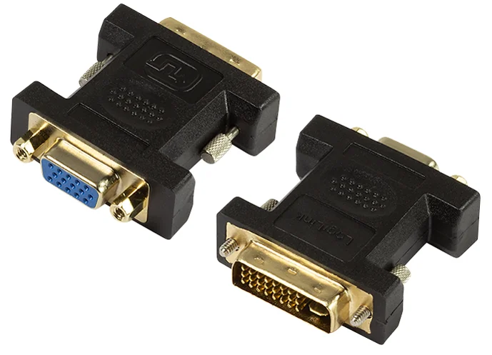 Logilink Adaptateur DVI mâle 24+5 pôles-VGA femelle 15 pôles - OEM AD0001