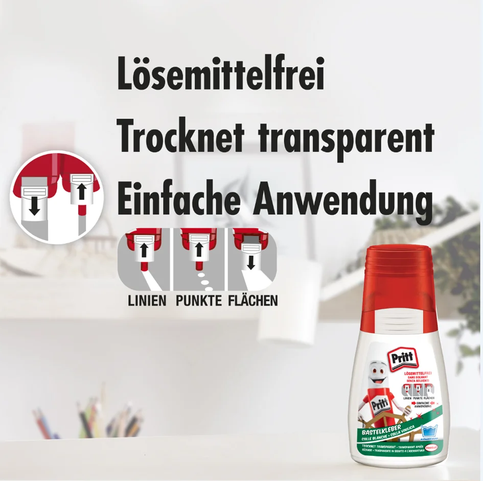Pritt Colle de bricolage, sans solvant, flacon de 50 g - OEM PAKC1