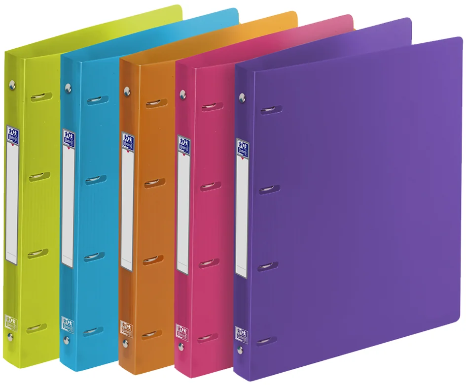 Oxford Classeur 'School Life', A4 XL, 4 anneaux, PP - lot de 20 - OEM 400014998