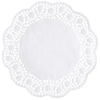 PAPSTAR Napperon, rond, diamètre: 200 mm, blanc - OEM 12454