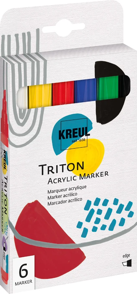 KREUL Marqueur acrylique SOLO Goya triton acrylic 1.4, kit 6 - OEM 17890