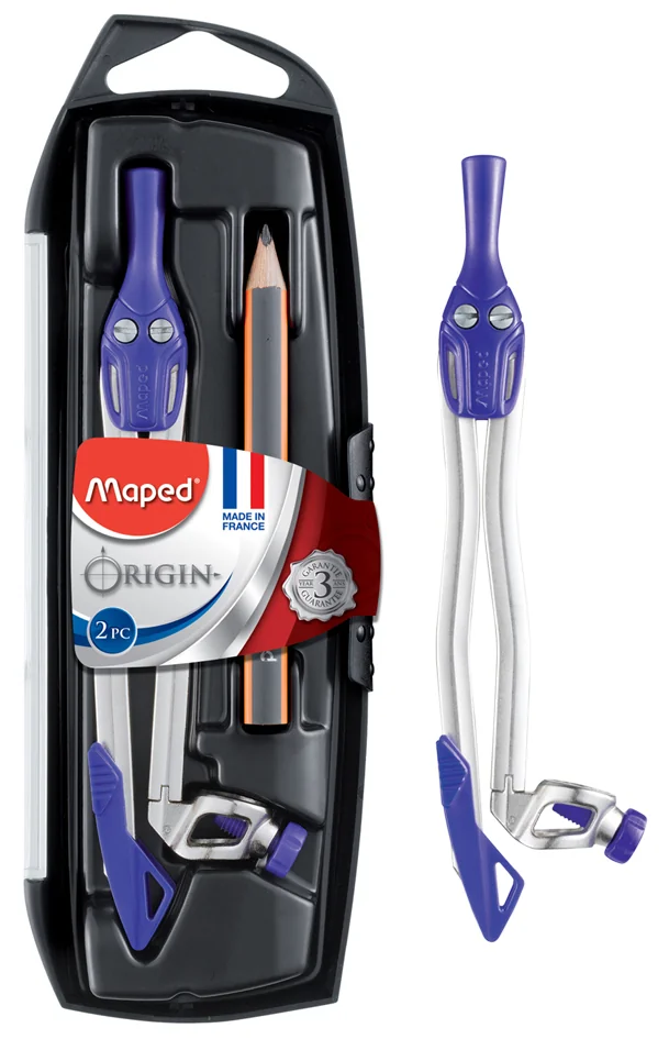 Maped Boîte de compas Origin avec bague, assorti - OEM 121651