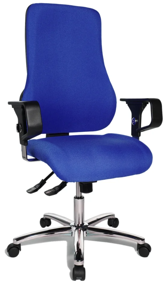 Topstar Fauteuil de bureau 'Sitness 55', bleu - OEM SD69X T38 – Image 3