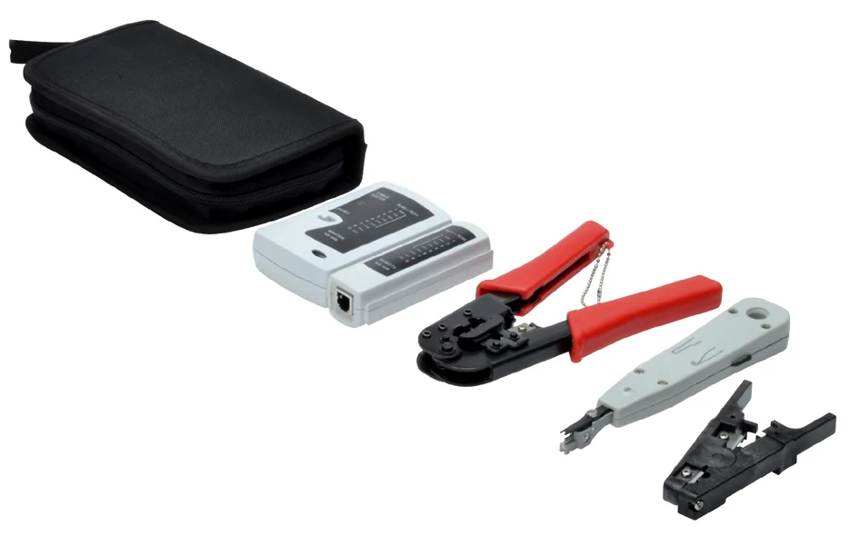 DIGITUS Kit d'outils réseau, sac de transport inclus - OEM DN-94022