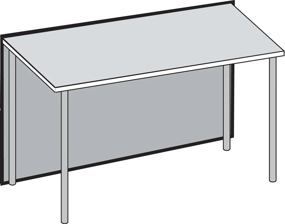 kerkmann Plaque latérale Atlantis pr table/comp., anthracite - OEM 22349913