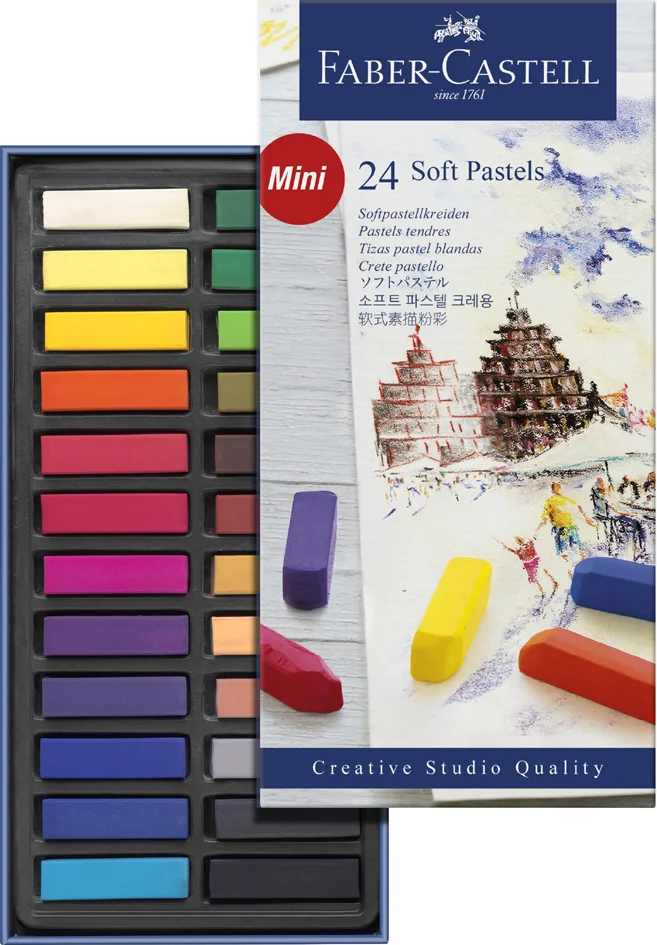 FABER-CASTELL Pastel tendre CREATIVE STUDIO, étui de 48 - OEM 128248
