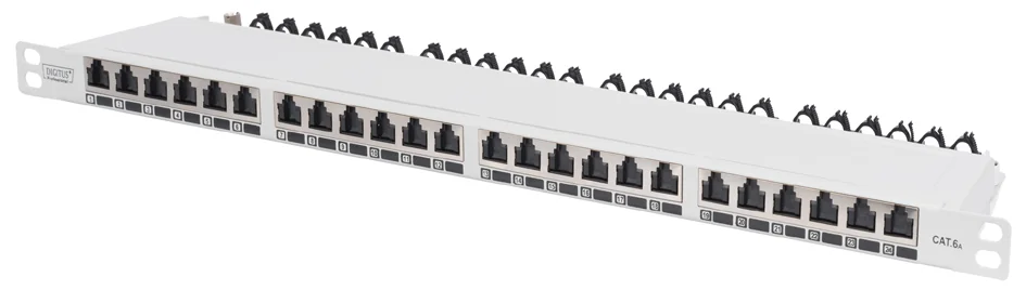 DIGITUS Panneau de brassage modulaire 19' Cat.6, classe EA - OEM DN-91624S-SL-EA