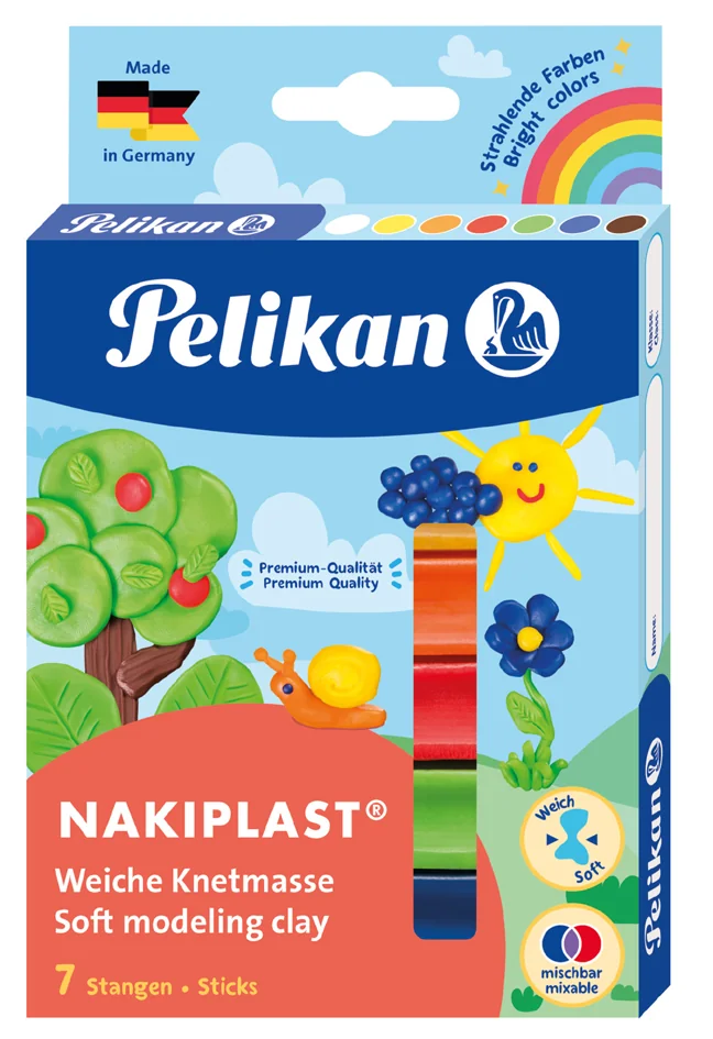 Pelikan Pâte à modeler Nakiplast grande qualité196/7,assorti - OEM 400142589