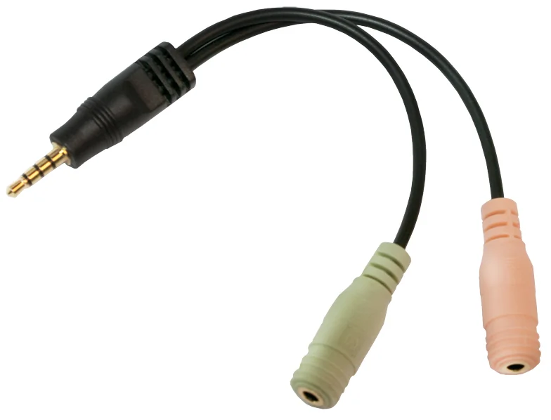 LogiLink Câble audio, jack mâle - 2 x jack femelle - OEM CA0021