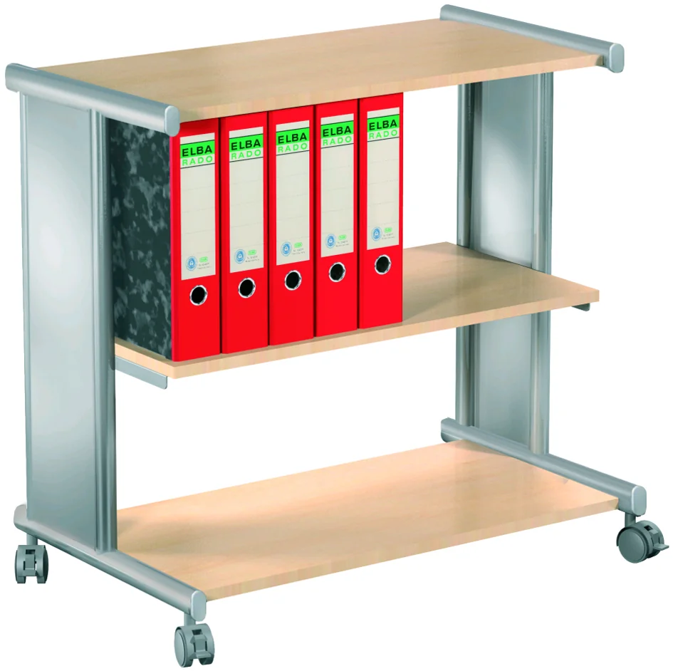 kerkmann Chariot de bureau/chariot à étagères Pragma, gris - OEM 14351011