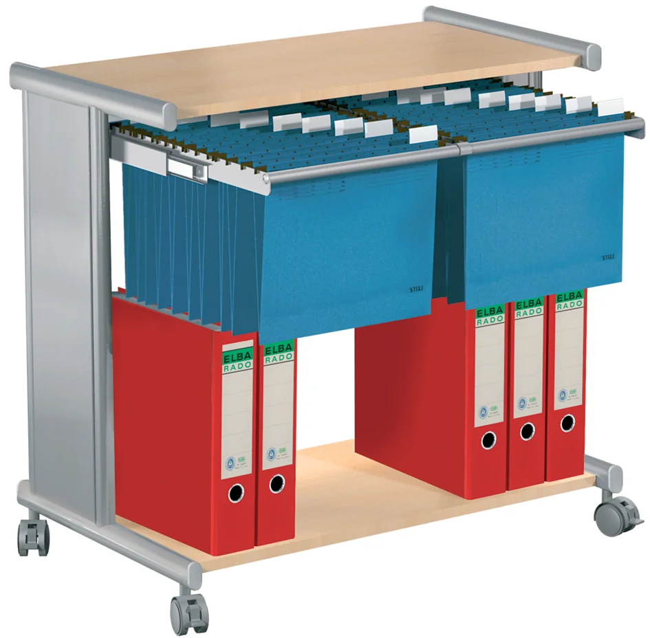 kerkmann Chariot pour dossiers suspendus Pragma, à deux - OEM 143529.2
