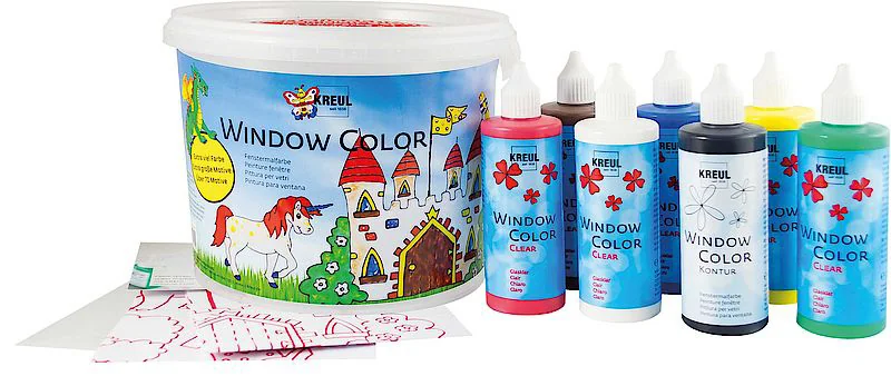 KREUL Window Color Hobby Line 'C2', Set complet 'Château' - OEM 40155