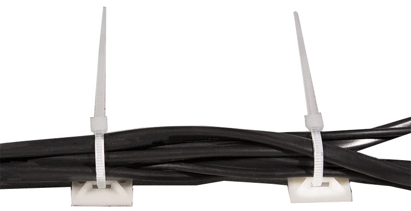 LogiLink Embases autoadhésives, 19 x 19 mm, nature - OEM KAB0042