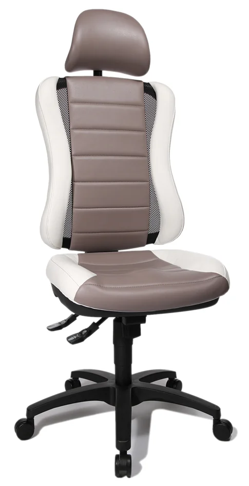 Topstar Fauteuil de bureau 'Head Point RS', blanc / gris - OEM HE300 S033X
