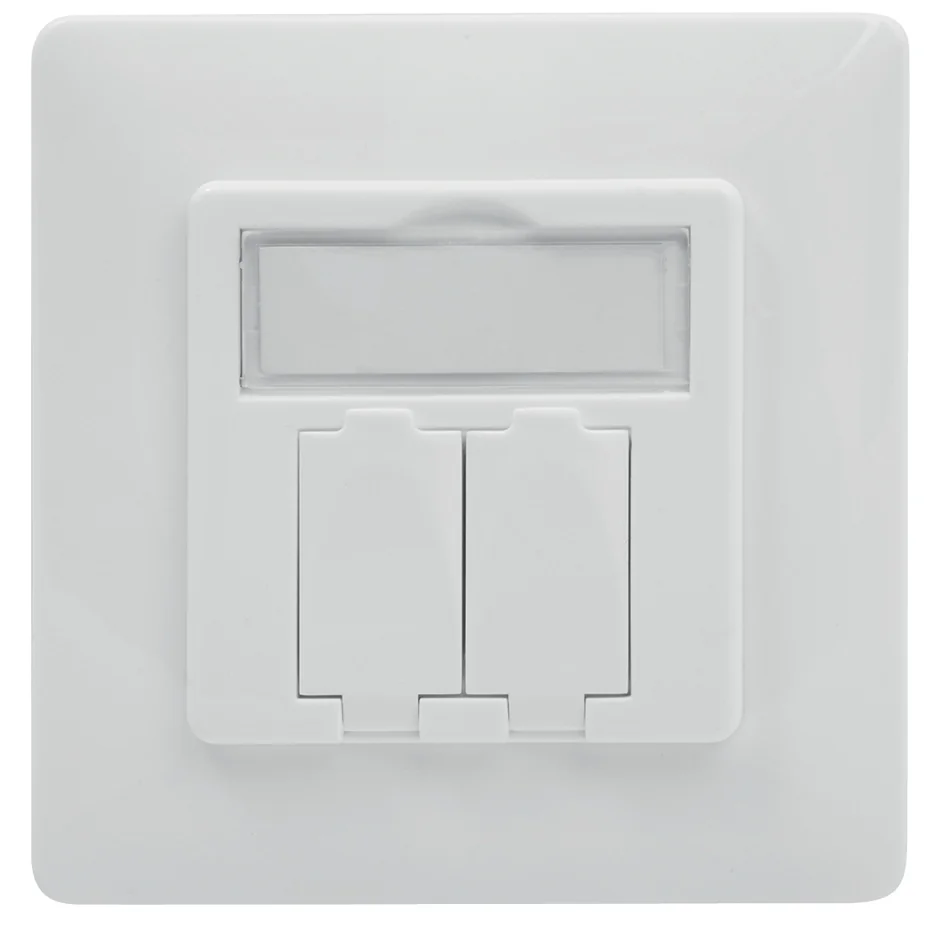 DIGITUS Boîtier vide pour module Keystone, 2 compartiments - OEM DN-93831