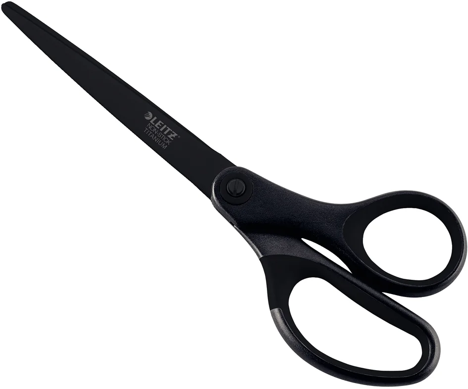 LEITZ Ciseaux Titan antiadhésifs, pointus, longueur:180 mm - OEM 5419-60-95