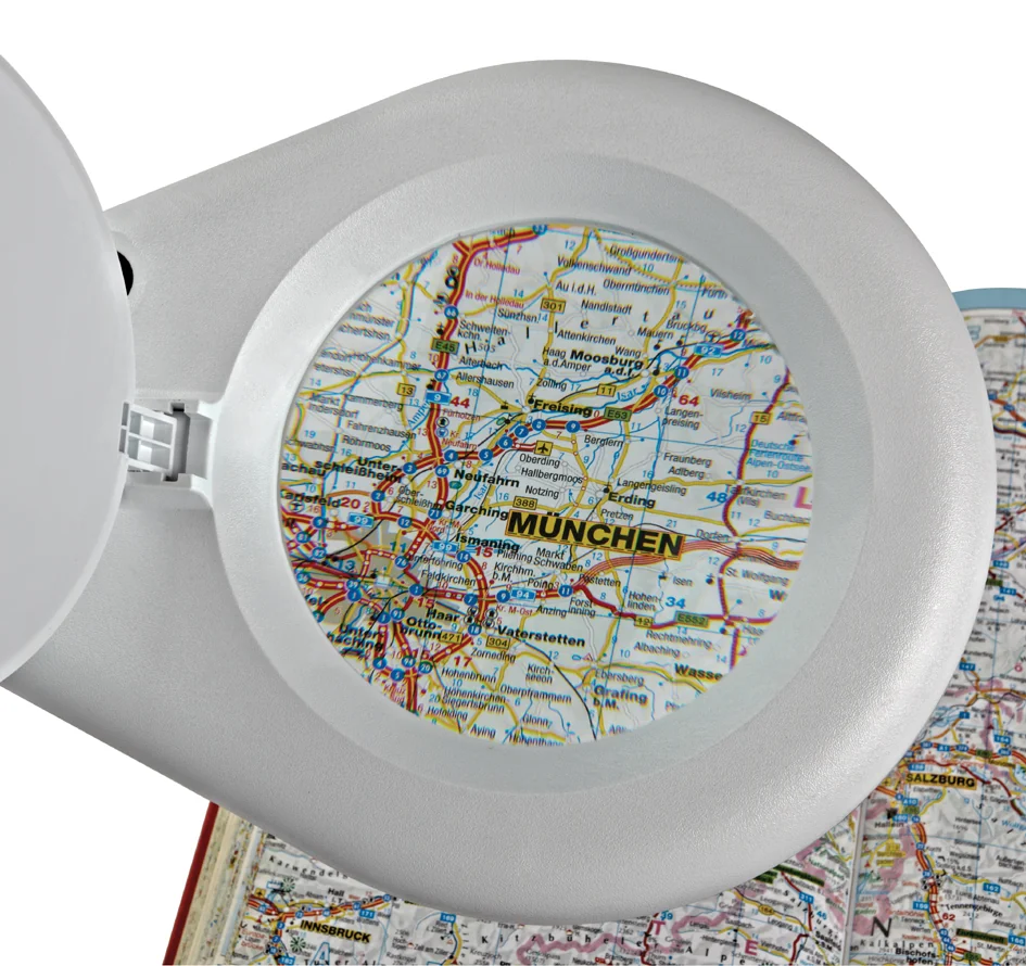 MAUL Lampe loupe à LED MAULviso, avec pince, noir - OEM 82634 90