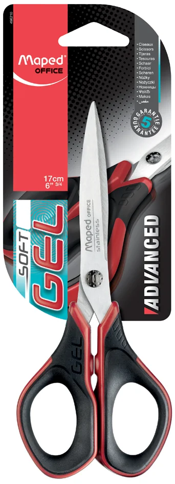 Maped Ciseaux Advanced Gel, longueur: 210 mm, asymétrique - OEM 499210
