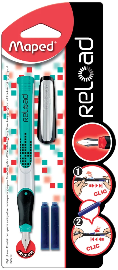 Maped Stylo plume Reload, assorti, taille de plume: M - OEM 222710