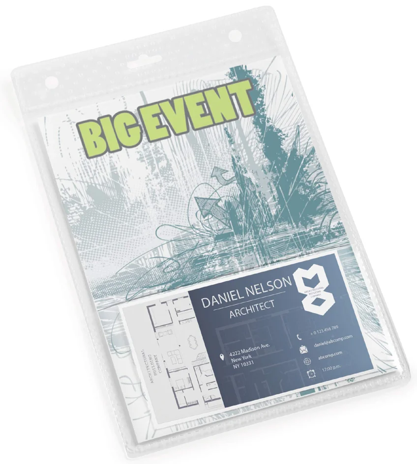 DURABLE Planche d'impression pour badge événementiel, A6 - OEM 1420-02 – Image 10