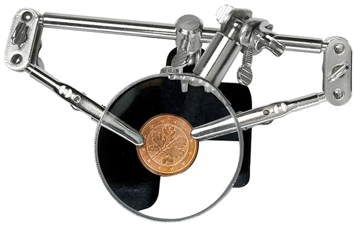 LogiLink Support de montage 'troisième main', avec loupe - OEM WZ0034