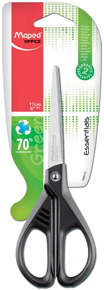 Maped Ciseaux Essentials Green, arrondi, longueur: 170 mm - OEM 468010