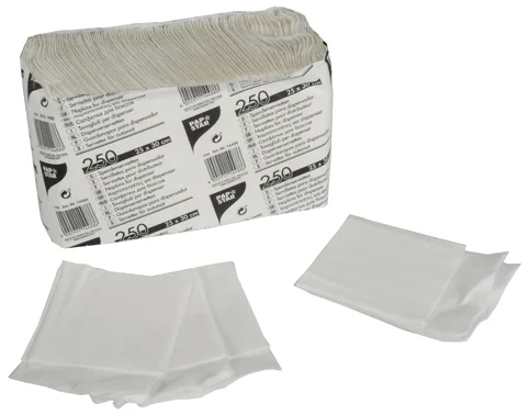 PAPSTAR Serviettes pour distributeur, 250 x 300 mm, blanc - lot de 4 - OEM 14488