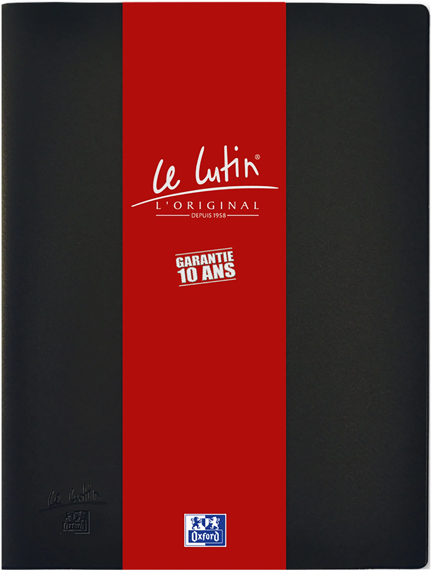 Oxford Protège-documents 'Le Lutin', A4, 50 pochettes, noir - OEM 100206375