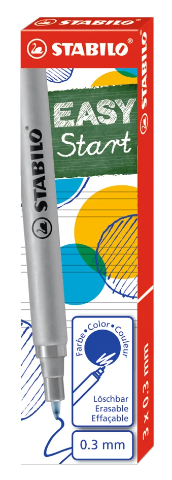 STABILO Stylo roller EASYoriginal, pour gauchers, rose - OEM B-46837-3