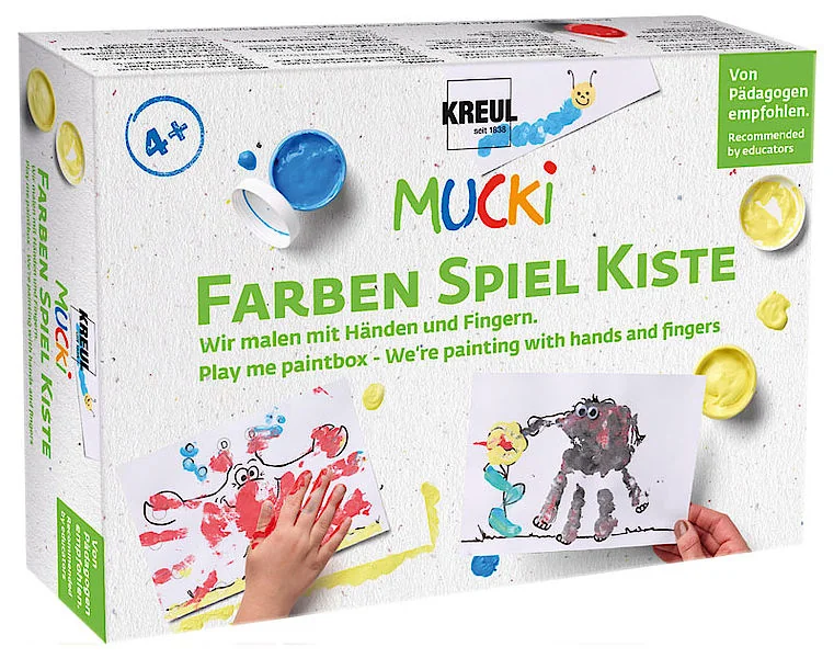 KREUL Peinture aux doigts 'MUCKI', kit 5 x 50 ml - OEM 29101