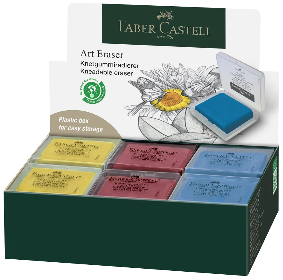 FABER-CASTELL Gomme malléable - lot de 18 - OEM 127321