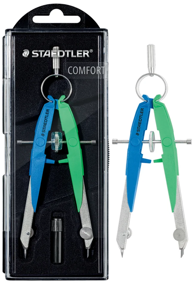 STAEDTLER Compas de précision Mars Comfort Neon,jaune/orange - OEM 556 00-N3