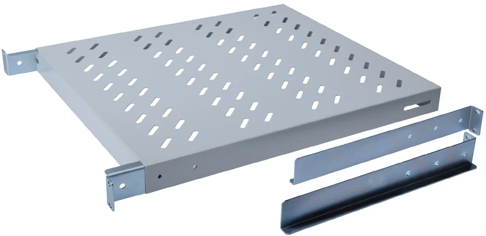 DIGITUS étagère 19', 1U, profondeur:350 mm, gris clair - OEM DN-97644