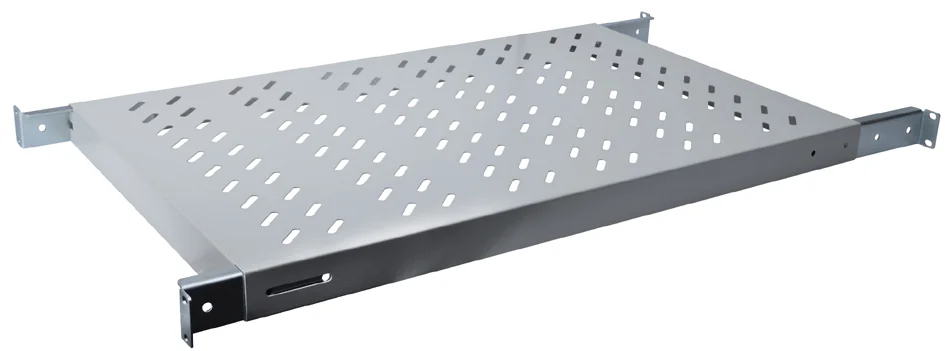 DIGITUS étagère 19', 1 U, Profondeur: 700 mm gris clair - OEM DN-97648