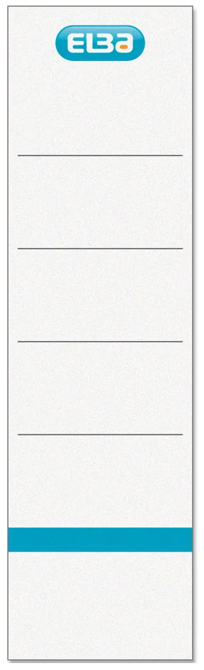 ELBA Etiquette de dos pour classeur, court/large, blanc - OEM 400039636