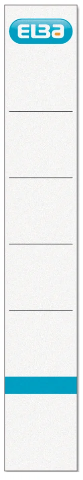 ELBA Etiquette de dos pour classeur, court/étroit, blanc - OEM 400039637