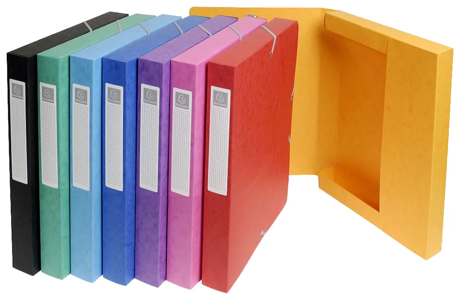 EXACOMPTA Boîte de classement, carton, dos: 60 mm, rouge - OEM 50605E