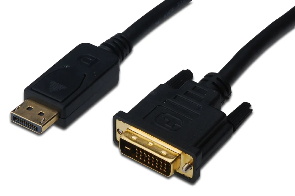 DIGITUS Câble adaptateur DisplayPort, DP - DVI-D 24+1, 2,0 m - OEM AK-340301-020-S