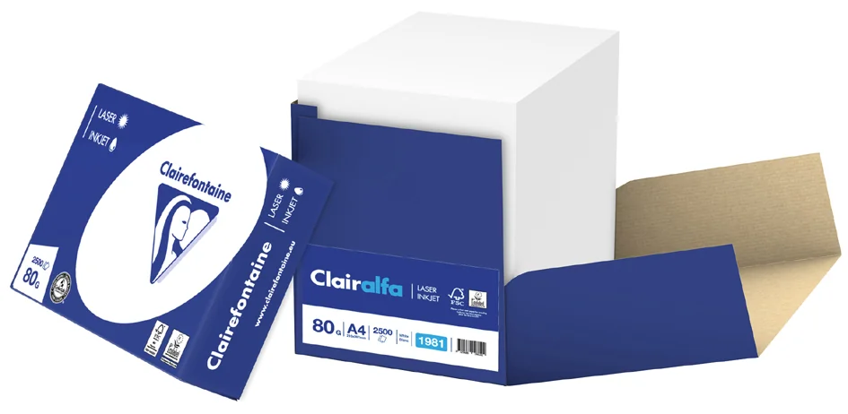 Clairefontaine Papier multifonction, A4, 80 g/m2, Smartpack - OEM 1981C