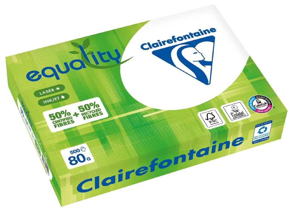 Clairefontaine Papier multifonction equality, A4, 80 g/m2 - OEM 1502C