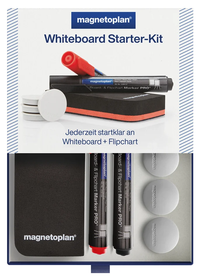 magnetoplan Kit de démarrage Whiteboard, pour tableau blanc - OEM 37102