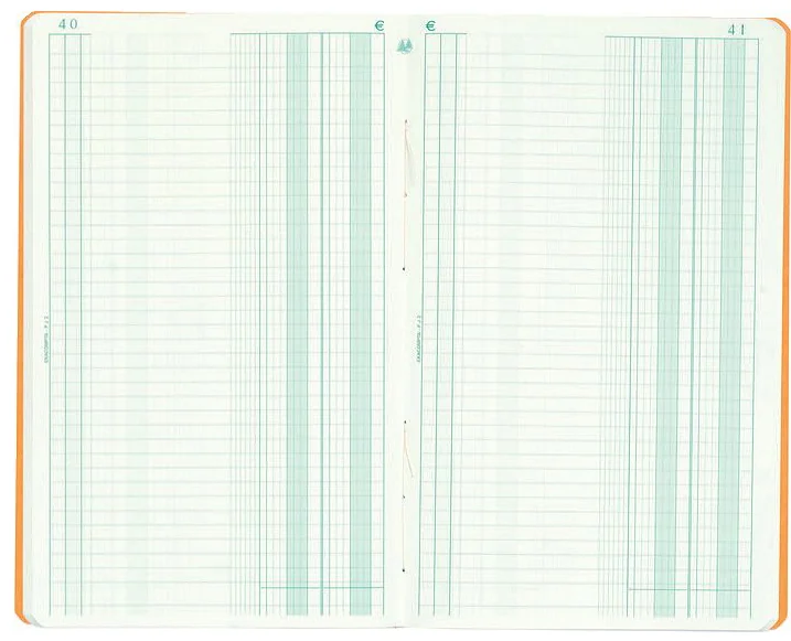 EXACOMPTA Piqûre 'Journal triplé folioté', 320 x 195 mm - OEM 7780E