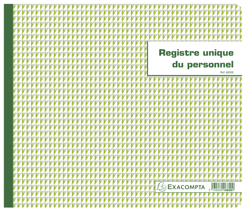 EXACOMPTA Piqûre 'Registre unique du personnel' - OEM 6620E