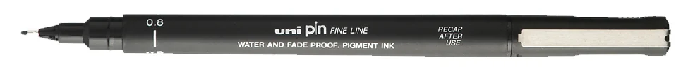 uni-ball Feutre technique PIN 01200 N, noir - OEM 01200 N