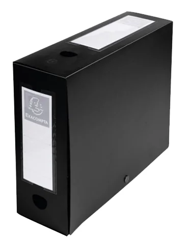 EXACOMPTA Boîte d'archives à pression, PP, 100 m, bleu - OEM 59932E