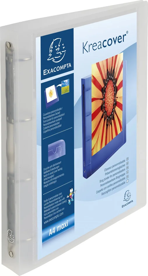 EXACOMPTA Classeur personnalisable Chromaline, A4 Maxi,blanc - OEM 51568E